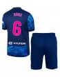 Atletico Madrid Koke #6 Ausweichtrikot für Kinder 2024-25 Kurzarm (+ Kurze Hosen)